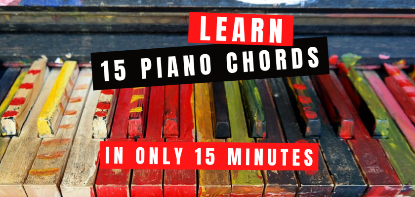 LEARN 15 Piano Chords in 15 MINUTES