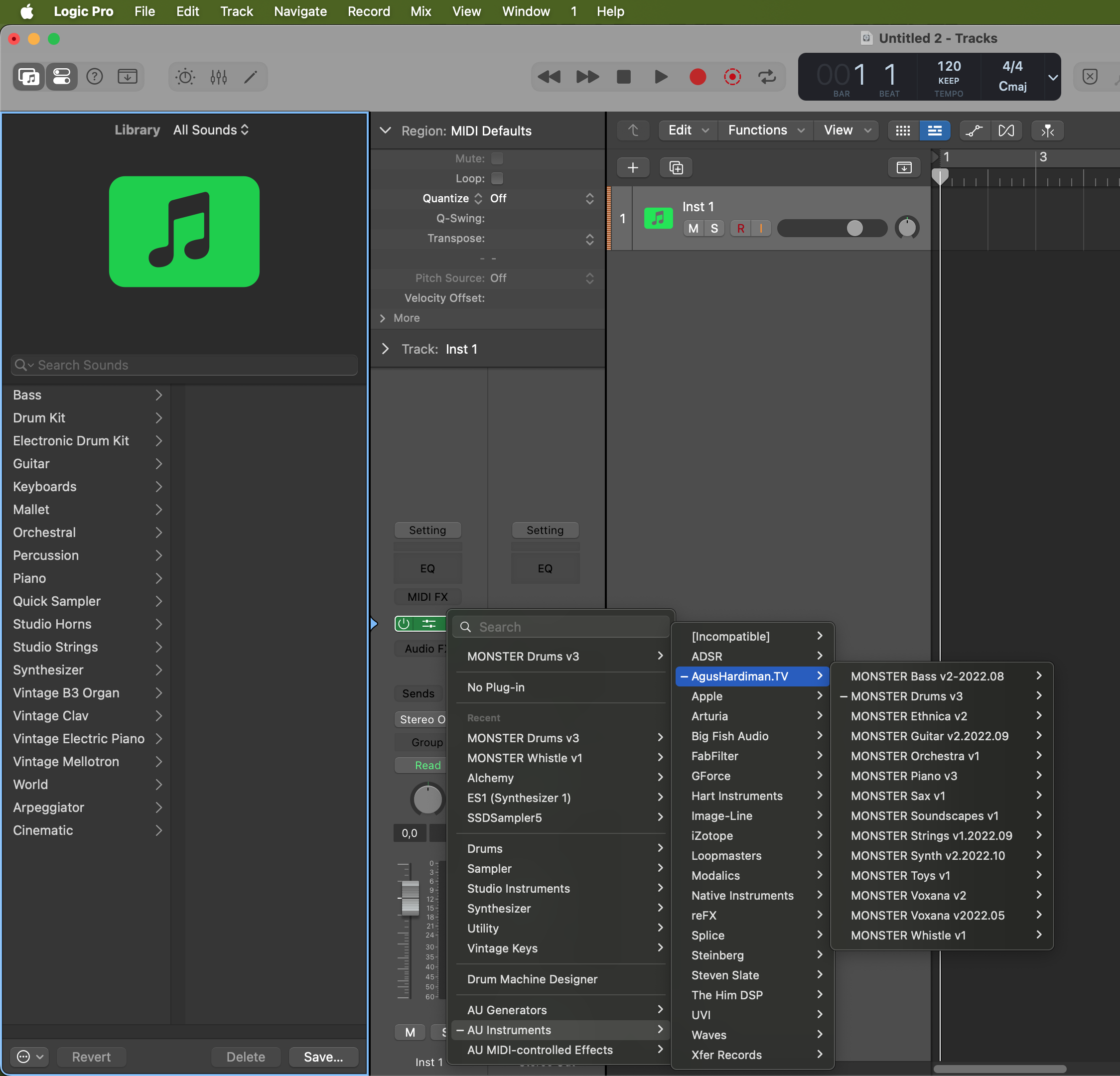 Monster Plugins' Audio Unit